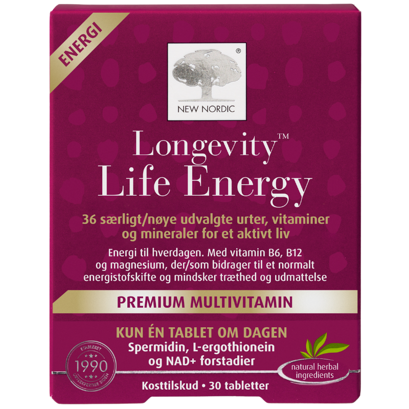 New Nordic Longevity Life Energy (30 tabl)