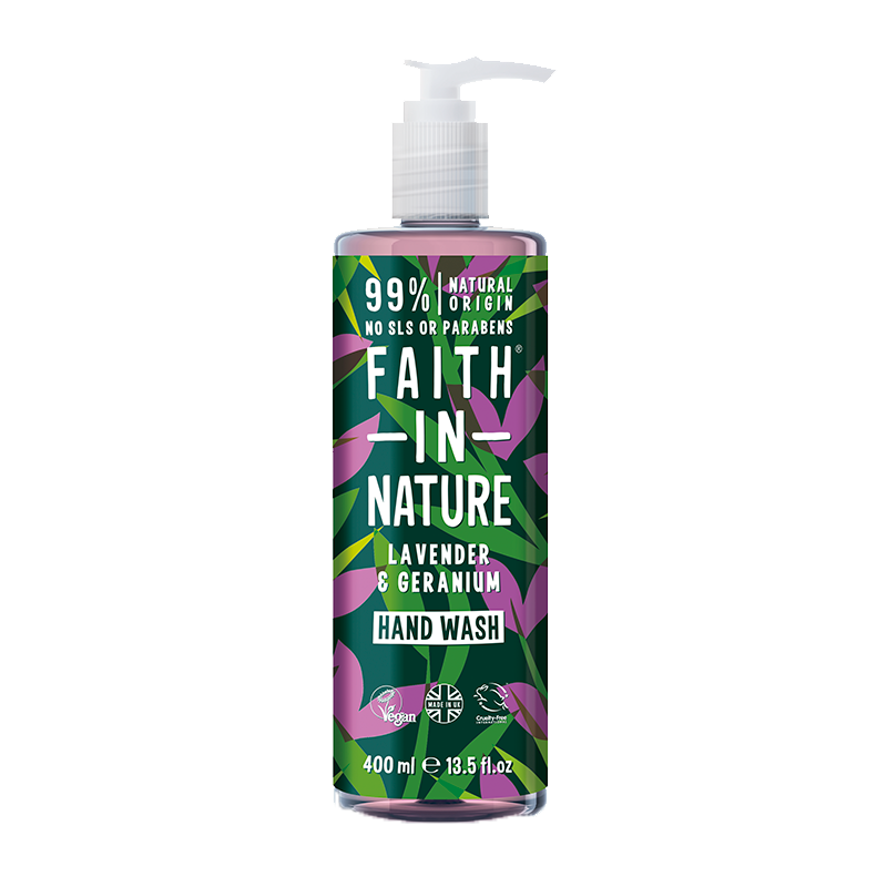 Faith In Nature Lavendel & Geranium Håndsæbe (400 ml)