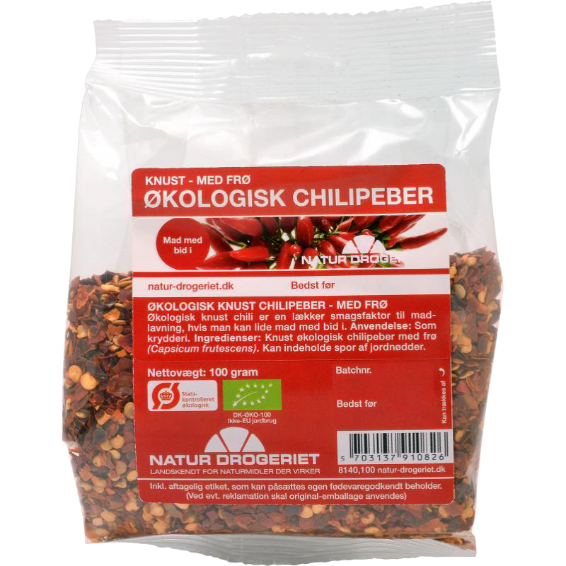 Natur Drogeriet Chili Knust Med Frø 100