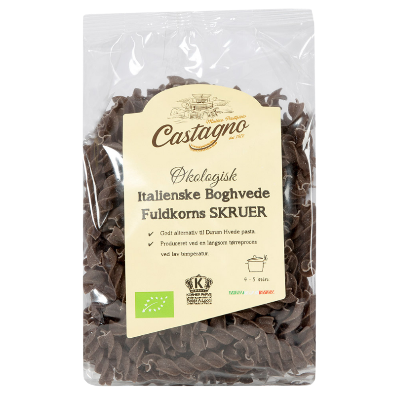 Castagno Boghvede Fuldkorns Skruer (250 g)