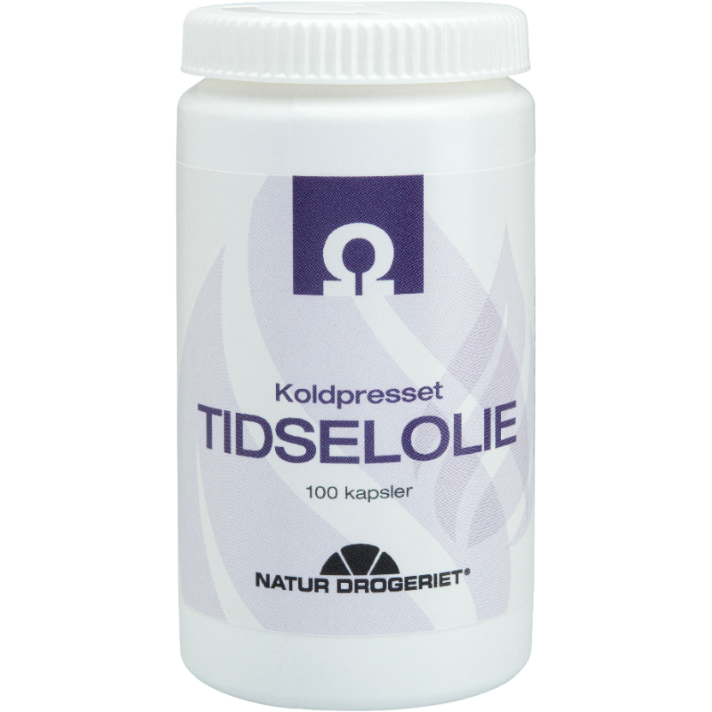 Natur Drogeriet Tidselolie Koldpresset 500 mg (100 kapsler)