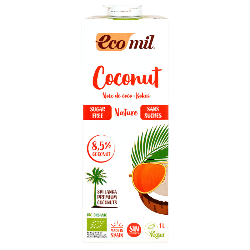 Ecomil Kokos mælk u. sukker Ø (1 L)