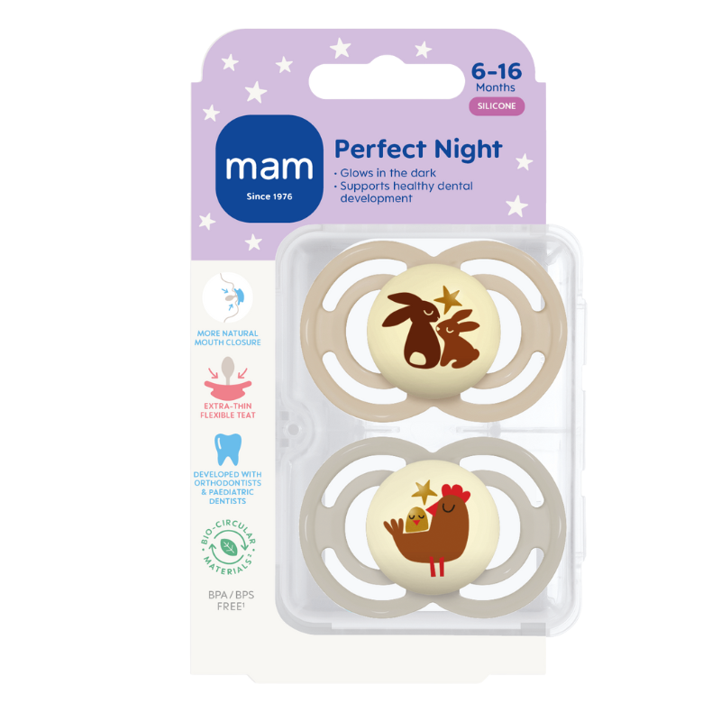MAM Perfect Night Silk 6-16M Neutral (2 stk)