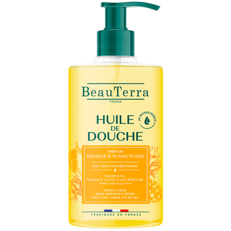 Beau Terra Shower Oil Mango & Ylang Ylang (750 ml) fra Beau Terra