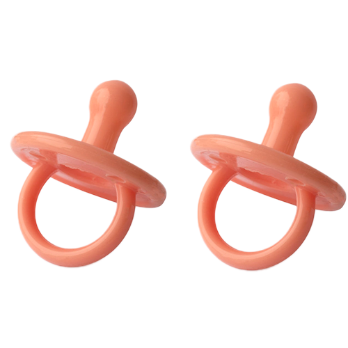 Filibabba Silikone Sutter Coral (2 stk)