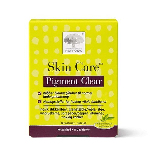 New Nordic Skin Care Pigment Clear (180 tab)