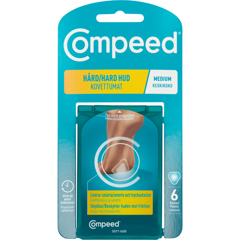 Compeed Hård Hud Plaster - Medium (6 stk)