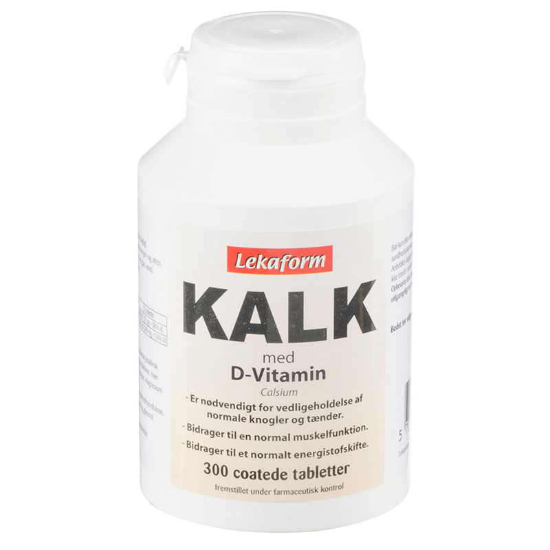 Lekaform Kalk med D-vitamin (300 tab)