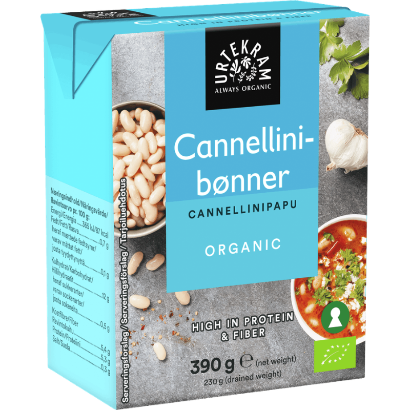 Urtekram Cannellinibønner Ø (390 g)