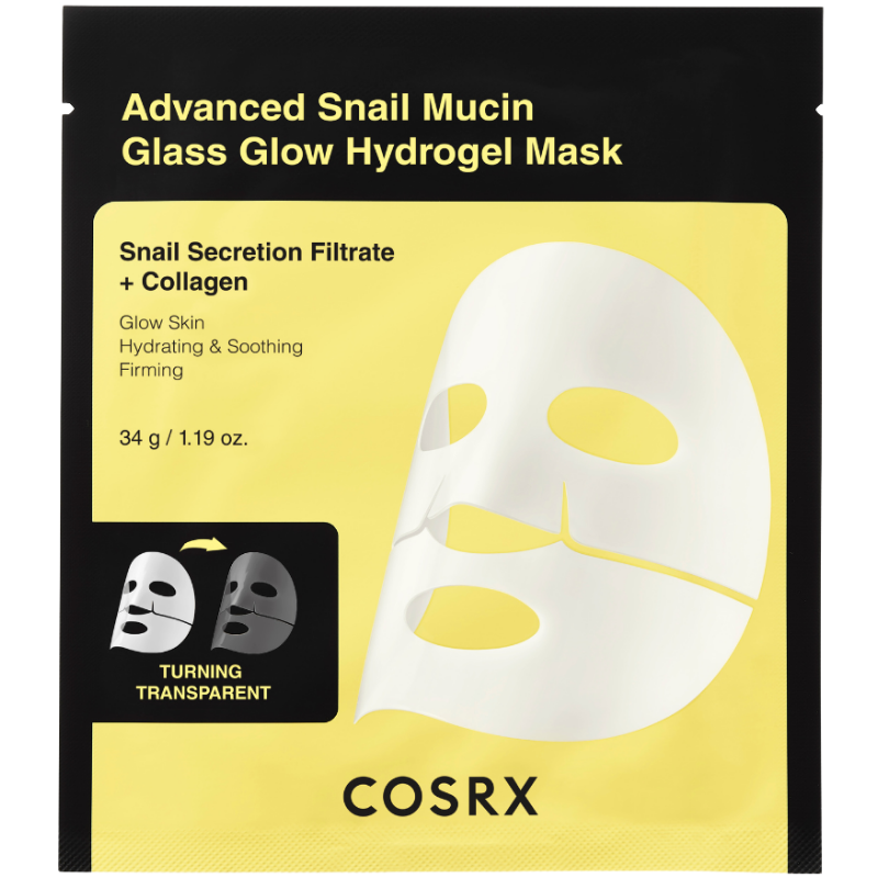 Cosrx Advanced Snail Mucin Glass Glow Hydrogel Mask (1 stk)
