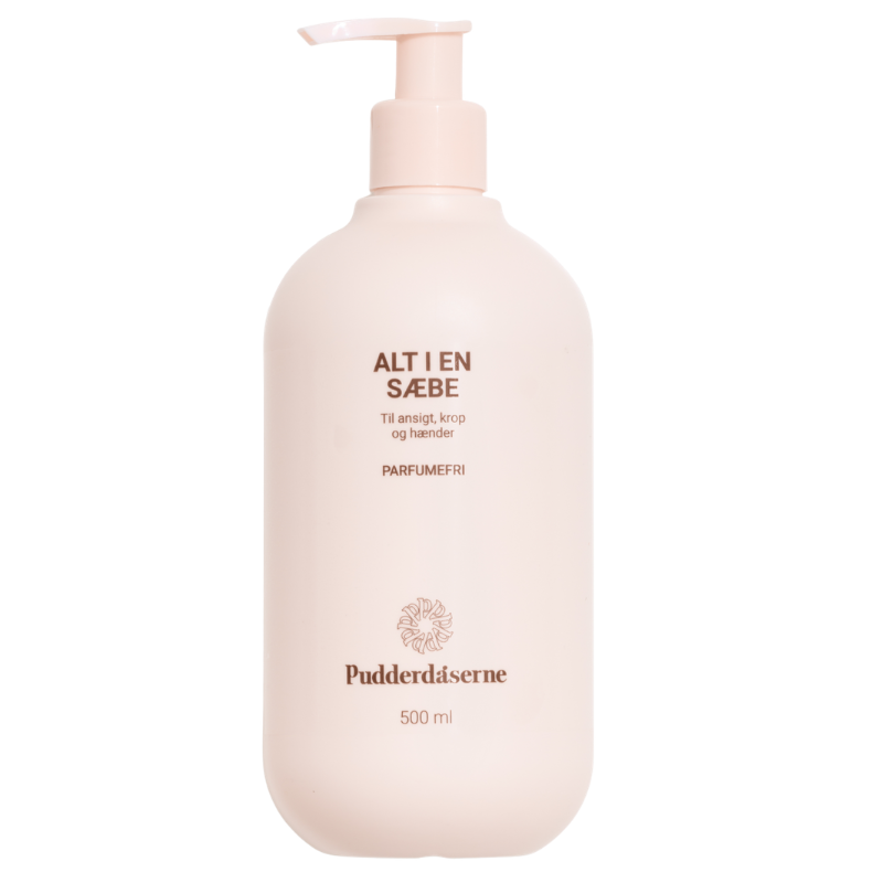 Pudderdåserne Alt I En Sæbe 500 ml.