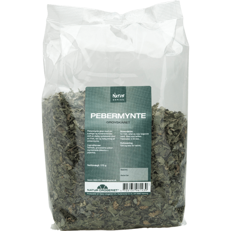 Natur Drogeriet Pebermynte Grov skåret (175 gr)