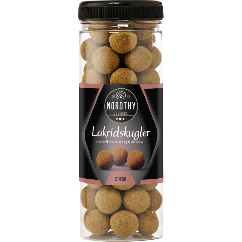 Nordthy Lakridskugler Stærk (300 g)