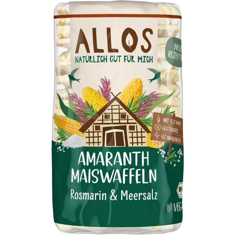 Allos Majsgaletter Rosmarin & havsalt Ø (115 g)