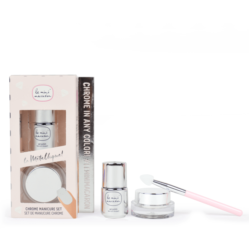 Le Mini Macaron Chrome Manicure Set Le Metallique