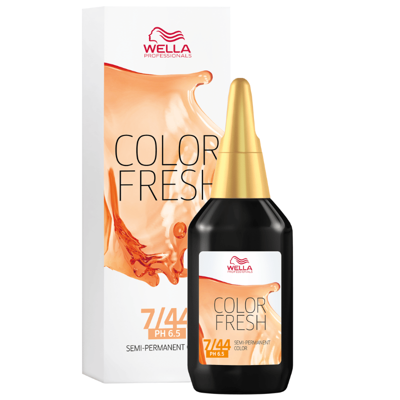 Wella Professionals Color Fresh 7/44 Medium Intensive Red Blonde - 75 ml.