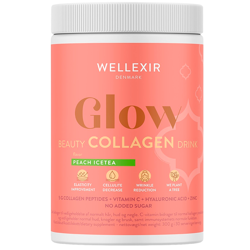 Wellexir Glow Beauty Drink - Peach Ice Tea (300 g)