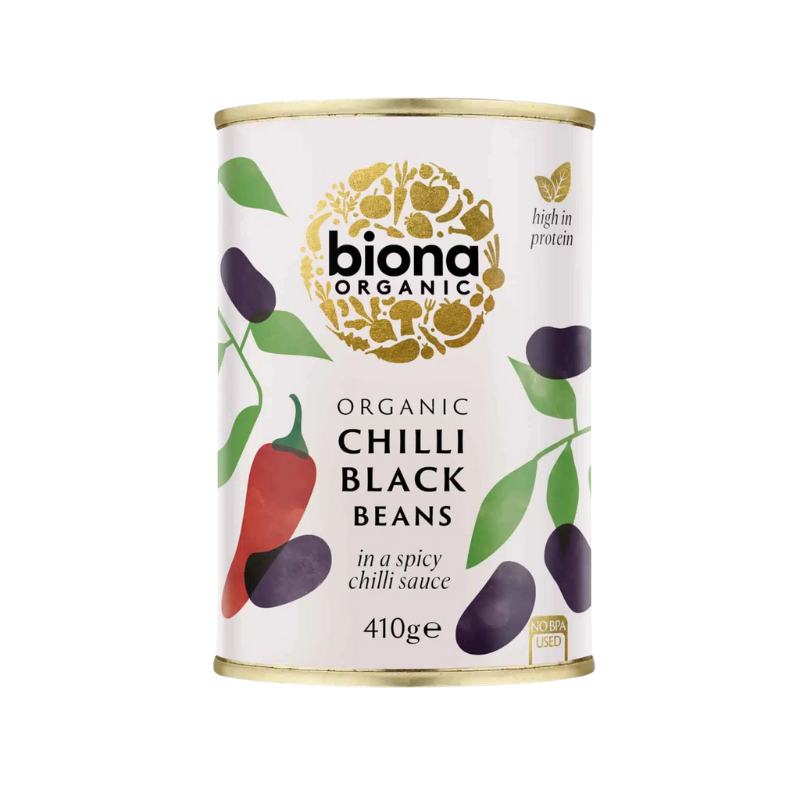 Biona Sorte Bønner i Chili Ø (410 g)