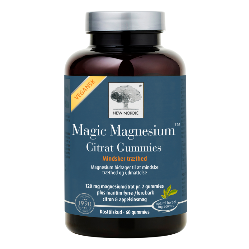 New Nordic Magic Magnesium Citrat Gummies (60 stk)