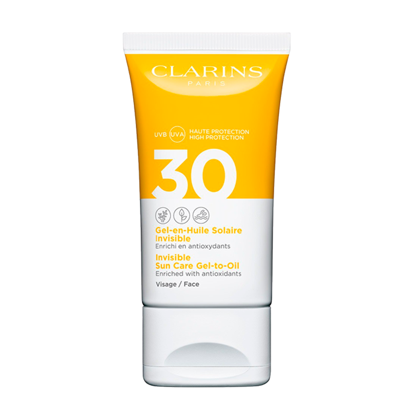 Clarins Sun Face Invisible Sun Care Gel-To-Oil SPF 30 (50 ml)