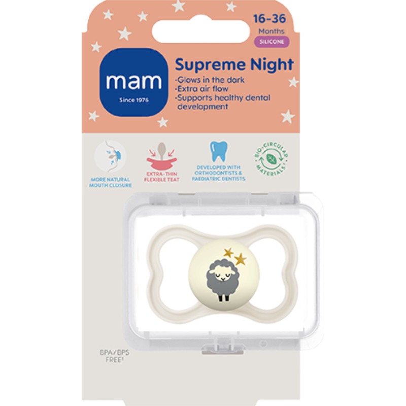 MAM Supreme Night 16-36m Silk Neutral (1 stk)