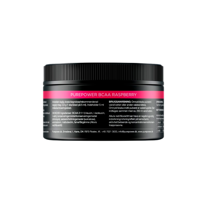PurePower BCAA - Raspberry (150 g)