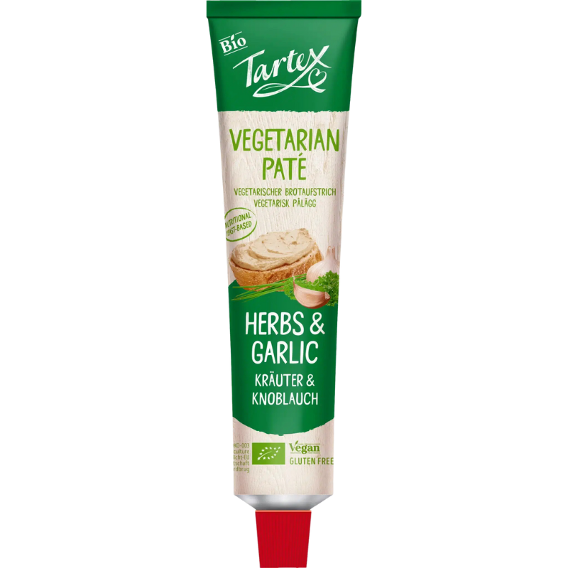 Tartex Paté Urter og Hvidløg På Tube Ø (200 g)