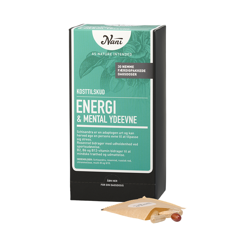 Nani Energi/mental ydeevne helsepakke (30 breve)