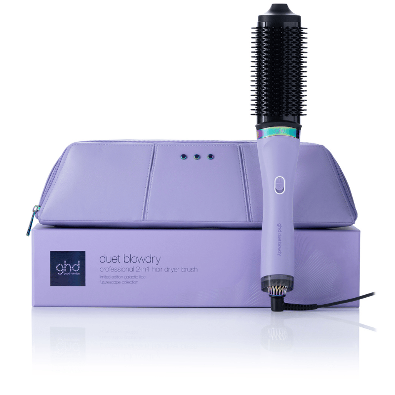 GHD Duet Blowdry Limited Edition Hair Dryer Brush in Galactic Lilac (1 stk)