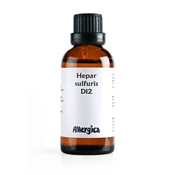 Hepar Sulf D12, 50 ml.