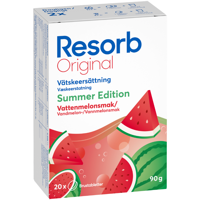Resorb Original Vandmelon (2 x 10 stk)