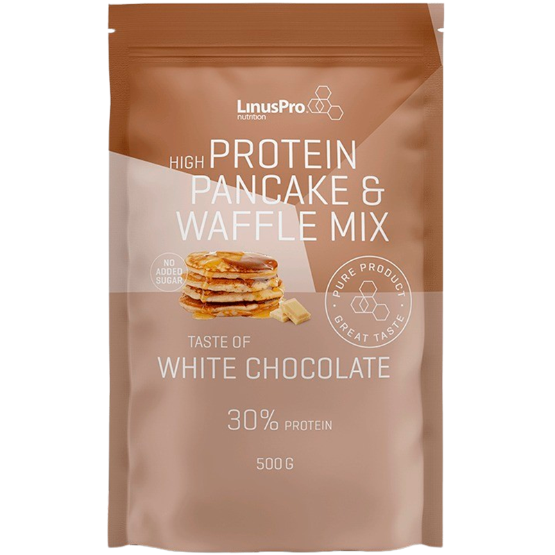 LinusPro Pandekage Mix Hvid Chokolade (500 g)