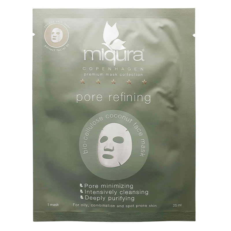 Miqura Anti Blemish Pore Refining Sheet Mask 1 stk.