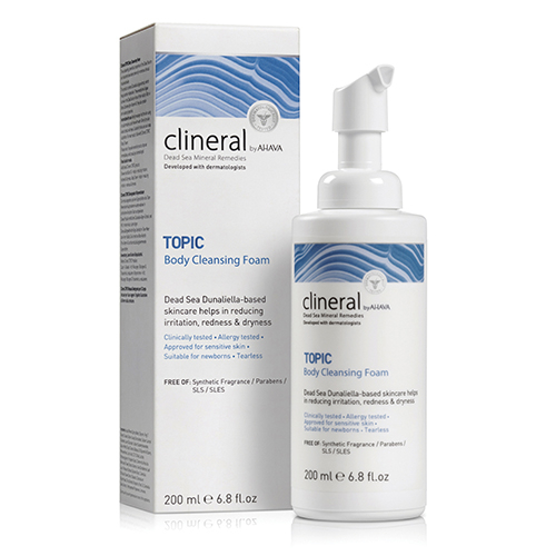 Ahava CLINERAL TOPIC Body Cleansing Foam 200 ml.