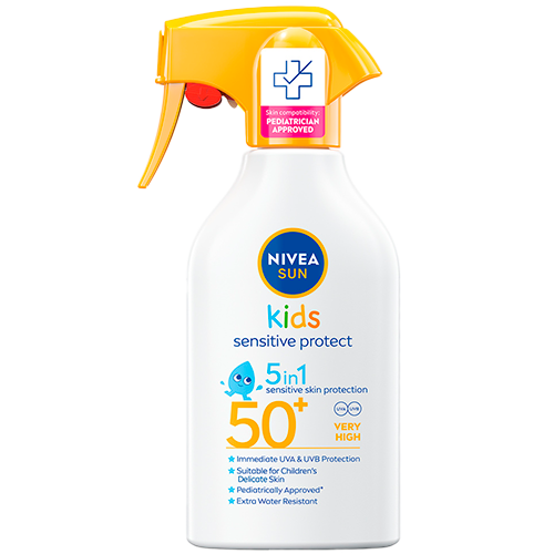 Nivea Kids Sensitive Protect & Play Sun Trigger Spray SPF 50+ (270 ml)