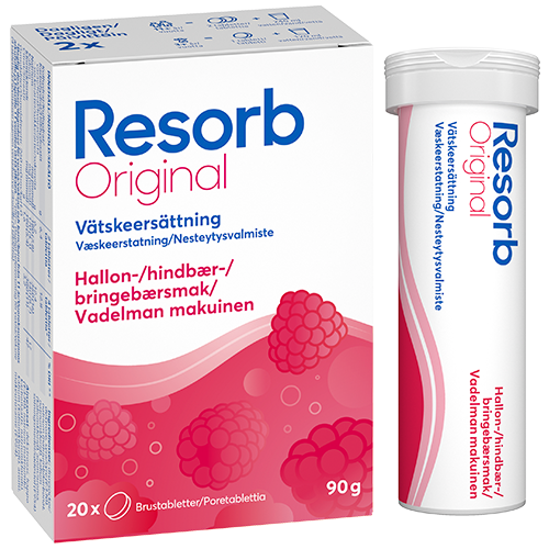 RESORB Original Hindbær (2 x 10 stk)