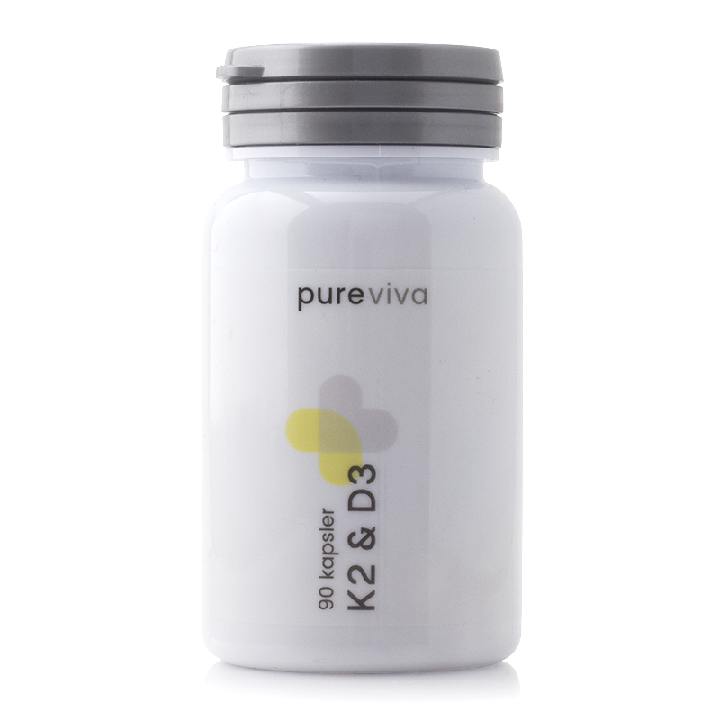 Pureviva K2 & D3 (90 kaps)