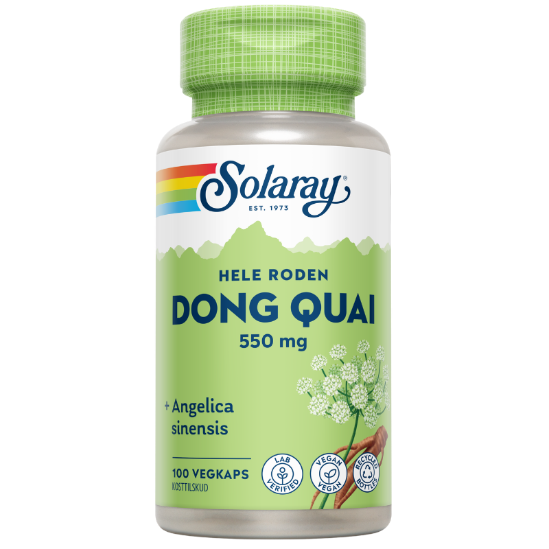 Solaray Dong Quai 550 mg (100 kapsler)