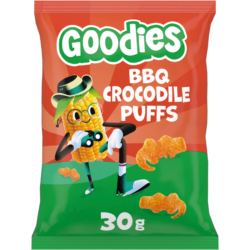 Goodies Crocodile BBQ Puffs (30 g)