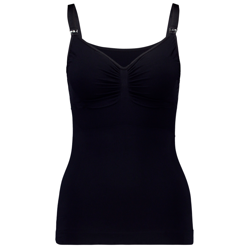 Carriwell Seamless Amme Top Med Shapewear Sort - Small (1 stk)