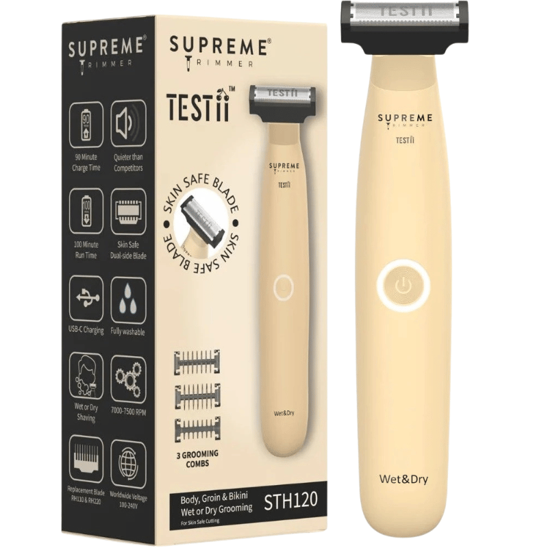 Supreme Trimmer TESTii Body Groin & Bikini Trimmer (1 stk)