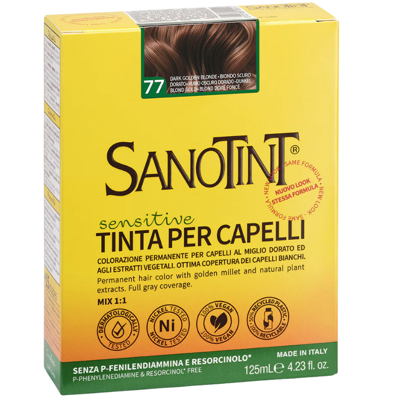Sanotint 77 Hårfarve Sensitive Mørk Gylden Blond (1 Stk)