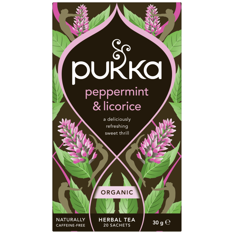 Pukka Peppermint & Licorice Te Ø (20 breve)