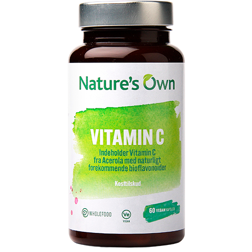 Natures Own Vitamin C fra Acerola (60 kaps)