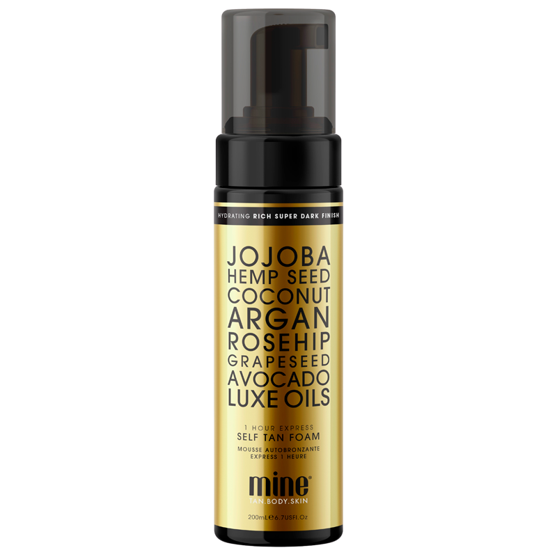 Minetan Luxe Oil Super Dark Foamed Oil (200 ml)