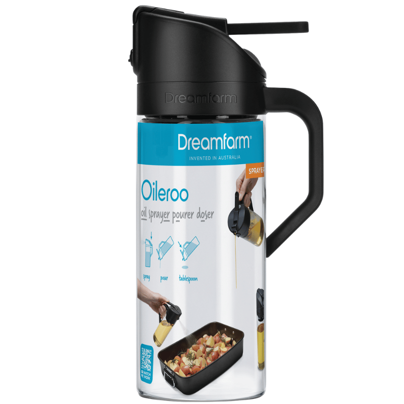 Dreamfarm Oileroo Black With Glass Bottle (400 ml)