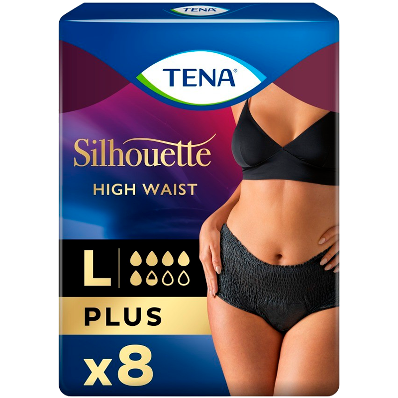 Tena Silhouette Plus Noir L Pants (8 stk)