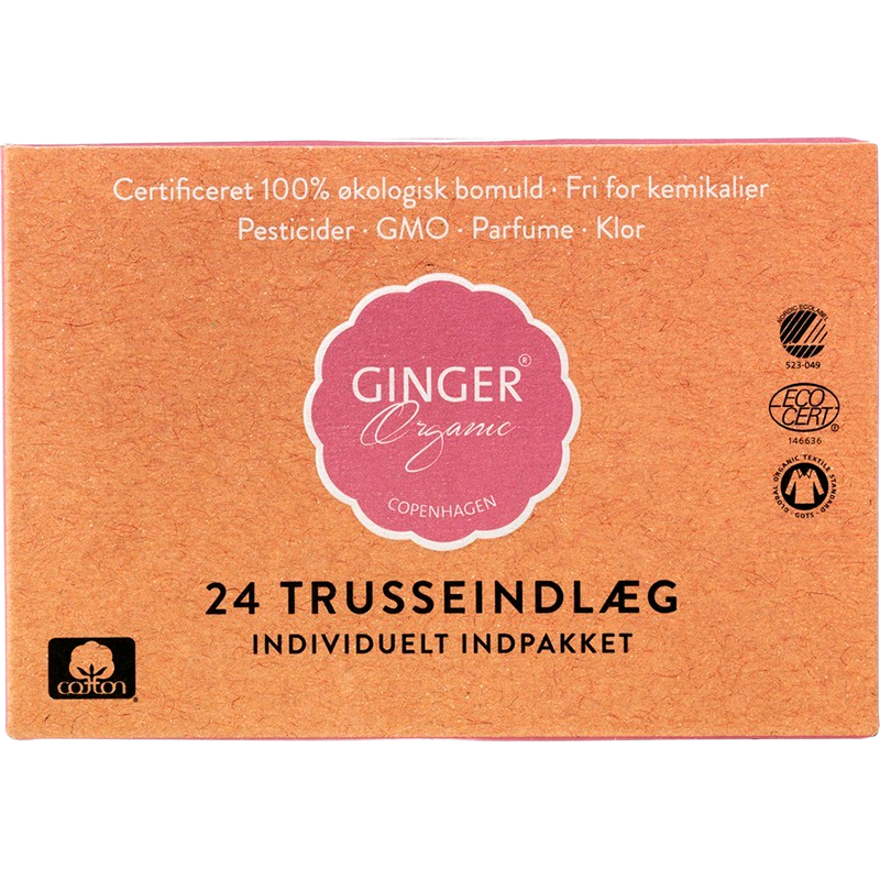 Ginger Organic Trusseindlæg Standard Ø (24 stk)