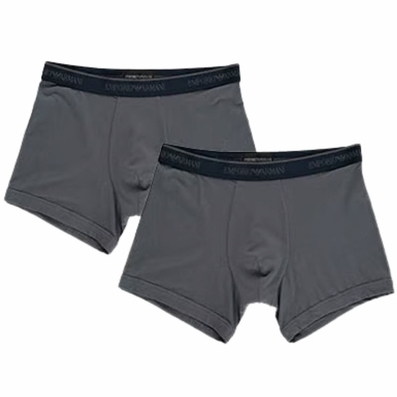 Emporio Armani 2-Pack Boxers Grå Str. Small