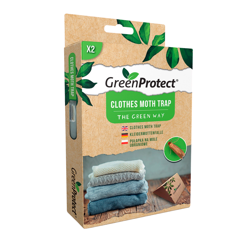 Green Protect Klædemølfælde (2 stk)